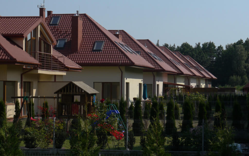 domy jednorodzinne ogrody romanow